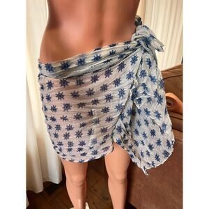 Oversized Scarf Wrap Stole Scarf Shawl Versatile Coastal Resort Beach Nautical